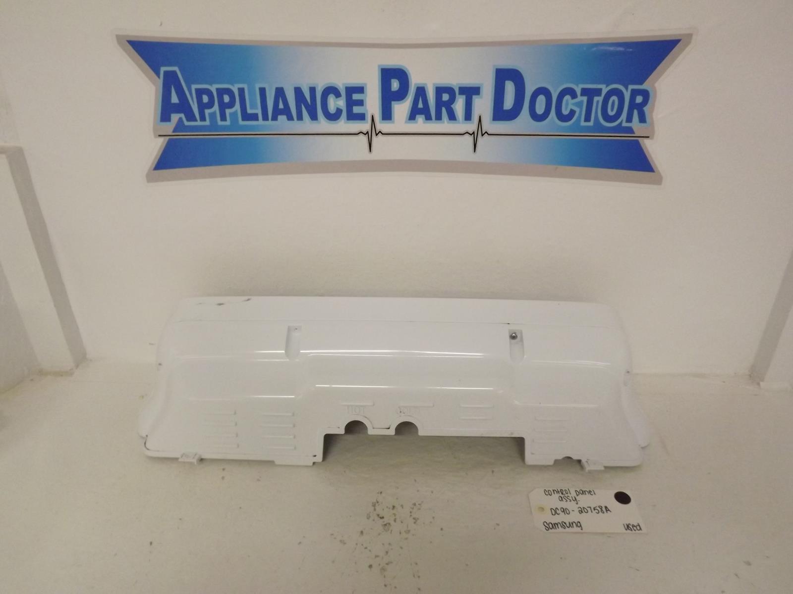 Samsung Washer DC90-20758A Control Panel Assembly Used Samsung Washer DC90-20758A Control Panel Assembly Used